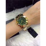 Marc Jacobs Amy Green Dial Gold Steel Strap Watch for Women - MBM8609 Authentic Buy Shop Now