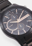 Armani Exchange Chronograph Black Dial Black Steel Strap Watch For Men - AX2429 Authentic Buy Shop Now
