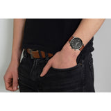 Fossil Townsman Chronograph Gray Dial Brown Leather Strap Watch for Men - FS5522 Authentic Buy Shop Now