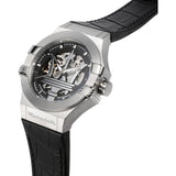 Maserati Potenza Automatic Black Dial Black Leather Strap Watch For Men - R8821108038 Authentic Buy Shop Now