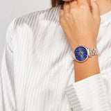Michael Kors Sofie Analog Quartz Blue Dial Rose Gold Steel Strap Watch For Women - MK3971 Authentic Buy Shop Now