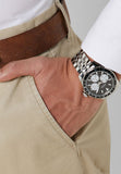 Guess Odyssey Black Dial Silver Steel Strap Watch For Men - W1107G1 Authentic Buy Shop Now