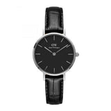 Daniel Wellington Classic Petite Reading Black Dial Black Leather Strap Watch For Women - DW00100235 Authentic Buy Shop Now