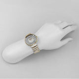 Swarovski Lovely Crystals Mother of Pearl Dial Two Tone Steel Strap Watch for Women - 1187022 Authentic Buy Shop Now