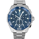 Tag Heuer Aquaracer Blue Dial SIlver Steel Strap Watch for Men - CAY111B.BA0927 Authentic Buy Shop Now