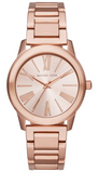 Michael Kors Hartman Rose Gold Dial Rose Gold Steel Strap Watch For Women - MK3491 Authentic Buy Shop Now