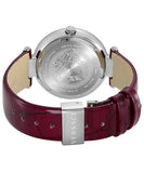 Versace Olympo Crystal Gleam White Dial Purple Leather Strap Watch for Women - VAN010016 Authentic Buy Shop Now