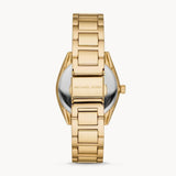 Michael Kors Janelle Chronograph Gold Dial Two Tone Steel Strap Watch For Women - MK7133 Authentic Buy Shop Now