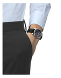 Tissot Ballade Powermatic 80 Cosc Black Dial Black Leather Strap Watch For Men - T108.408.16.057.00 Authentic Buy Shop Now