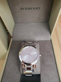 Burberry The City White Dial Silver Steel Strap Watch for Women - BU9144 Authentic Buy Shop Now