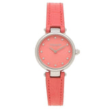 Coach Park Pink Dial Pink Leather Strap Watch for Women - 14503536 Authentic Buy Shop Now