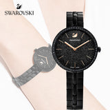 Swarovski Cosmopolitan PVD Black Dial Black Steel Strap Watch for Women - 5547646 Authentic Buy Shop Now