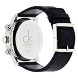 Calvin Klein City Chronograph Black Dial Black Leather Strap Watch for Men - K2G271CX Authentic Buy Shop Now