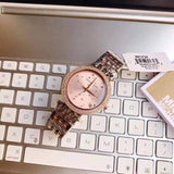 Michael Kors Darci Rose Gold Dial Two Tone Steel Strap Watch for Women - MK3726 Authentic Buy Shop Now