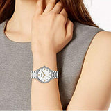 Bulova Crystal Collection Mother of Pearl Dial Silver Steel Strap Watch for Women - 96L263 Authentic Buy Shop Now