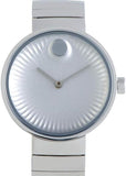 Movado Edge Silver Dial Silver Steel Strap Watch for Women - 3680012 Authentic Buy Shop Now