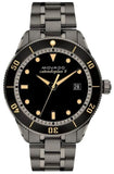 Movado Heritage Calendoplan Black Dial Silver Steel Strap Watch For Men - 3650095 Authentic Buy Shop Now