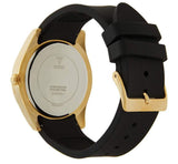 Guess Clarity Gold Dial Black Silicone Strap Watch for Women - GW0109L1 Authentic Buy Shop Now
