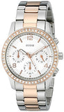 Guess Mini Spectrum Quartz Silver Dial Two Tone Steel Strap Watch For Women - W0122L1 Authentic Buy Shop Now