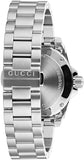 Gucci Dive Quartz Black Dial Silver Steel Strap Watch For Men - YA136301A Authentic Buy Shop Now