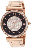 Michael Kors Catlin Black Dial Rose Gold Steel Strap Watch for Women - MK3339 Authentic Buy Shop Now
