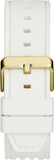 Guess Phoenix Analog Gold Dial White Silicone Strap Watch For Men - GW0499G5 Authentic Buy Shop Now