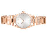 Calvin Klein Dainty Diamonds Silver Dial Rose Gold Steel Strap Watch for Women - K7L2364T Authentic Buy Shop Now