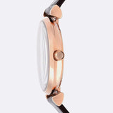 Emporio Armani Classic Quartz Pink Dial Brown Leather Strap Watch For Women - AR1911 Authentic Buy Shop Now