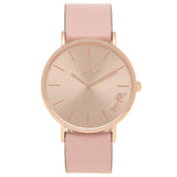 Coach Delancey Gold Dial Pink Leather Strap Watch for Women - 14503332 Authentic Buy Shop Now