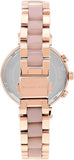 Michael Kors Sofie Chronograph Rose Gold Dial Rose Gold Steel Strap Watch For Women - MK6560 Authentic Buy Shop Now