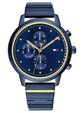 Tommy Hilfiger Blake Blue Dial Blue Steel Strap Watch for Women - 1781893 Authentic Buy Shop Now