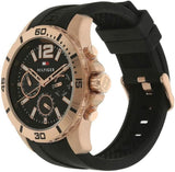 Tommy Hilfiger Sport Multifunction Black Dial Black Rubber Strap Watch for Men - 1791145 Authentic Buy Shop Now