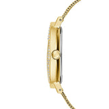 Guess Iconic Diamonds Gold Dial Gold Mesh Bracelet Watch For Women - GW0477L2 Authentic Buy Shop Now