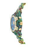 Versace Icon Active Chronograph Blue Dial Green Rubber Strap Watch For Men - VEZ701322 Authentic Buy Shop Now