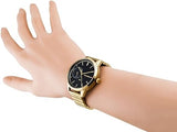 Tommy Hilfiger Brooke Black Dial Gold Steel Strap Watch for Women - 1782019 Authentic Buy Shop Now