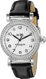 Coach Madison White Dial Black Leather Strap Watch for Women - 14502399 Authentic Buy Shop Now