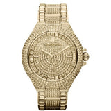 Michael Kors Camille Diamonds Gold Dial Gold Steel Strap Watch for Women - MK5720 Authentic Buy Shop Now