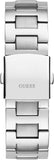 Guess Equity Analog Black Dial Silver Steel Strap Watch For Men - GW0703G1 Authentic Buy Shop Now