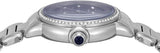 Emporio Armani Mia Three Hand Crystals Blue Dial Silver Steel Strap Watch For Women - AR11630 Authentic Buy Shop Now