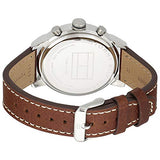 Tommy Hilfiger Jake Multifunction White Dial Brown Leather Strap Watch for Men - 1791230 Authentic Buy Shop Now