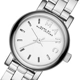 Marc Jacobs Baker White Dial Silver Steel Strap Watch for Women - MBM3246 Authentic Buy Shop Now