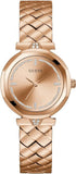 Guess Rumour Quartz Rose Gold Dial Rose Gold Steel Strap Watch For Women - GW0613L3 Authentic Buy Shop Now