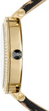 Michael Kors Parker Black Dial Cheetah Print Brown Leather Strap Watch For Women - MK4723 Authentic Buy Shop Now