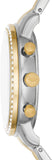 Fossil Neutra Chronograph Mother of Pearl White Dial Two Tone Steel Strap Watch for Women - ES5216 Authentic Buy Shop Now