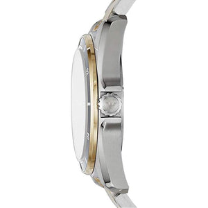 Emporio Armani Quartz Black Dial Two Tone Steel Strap Watch For Men - AR80017 Authentic Buy Shop Now