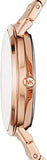 Michael Kors Jaryn Quartz Rose Gold Dial Rose Gold Steel Strap Watch For Women - MK3501 Authentic Buy Shop Now