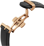 Daniel Wellington Iconic Motion Black Dial Black Rubber Strap Watch For Men - DW00100425 Authentic Buy Shop Now