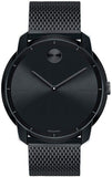 Movado Bold Black Dial Black Mesh Bracelet Watch For Men - 3600261 Authentic Buy Shop Now