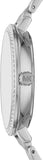Michael Kors Charley Quartz Silver Dial Silver Steel Strap Watch for Women - MK4398 Authentic Buy Shop Now