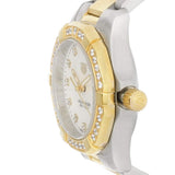 Tag Heuer Aquaracer Quartz Diamonds Mother of Pearl Dial Two Tone Steel Strap Watch for Women - WBD1423.BB0321 Authentic Buy Shop Now